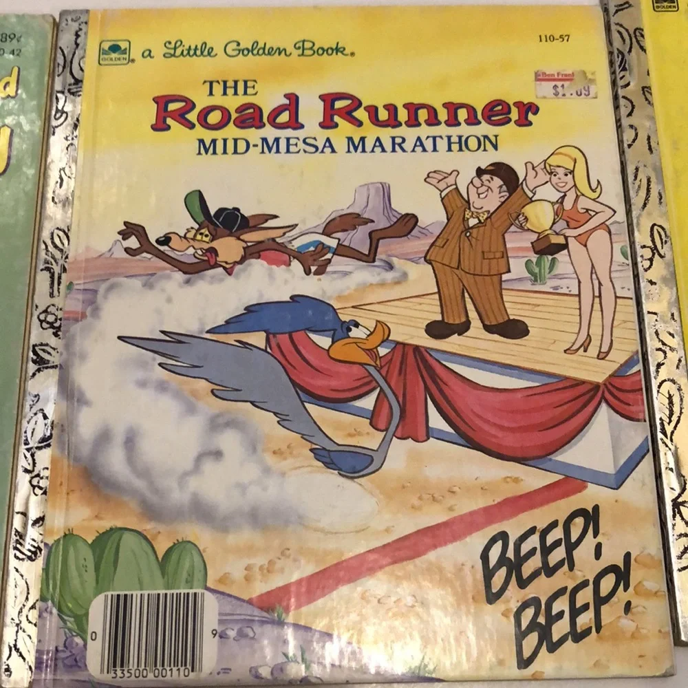 Bugs Bunny Books Tweety Bird Books Warner Bros Childrens Books Road Runner VTG